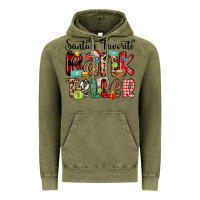 Vintage Olive santa s favorite bank teller Vintage Hoodie - MaliasSmallBusiness