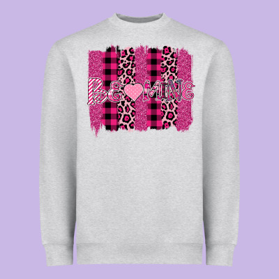 Valentine's Day Be Mine Heavyweight Sweatshirt Designed By Bettercallsaul