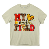 Mossy my heart is on that field softball Heavy Core Tee - AdoDesignShop