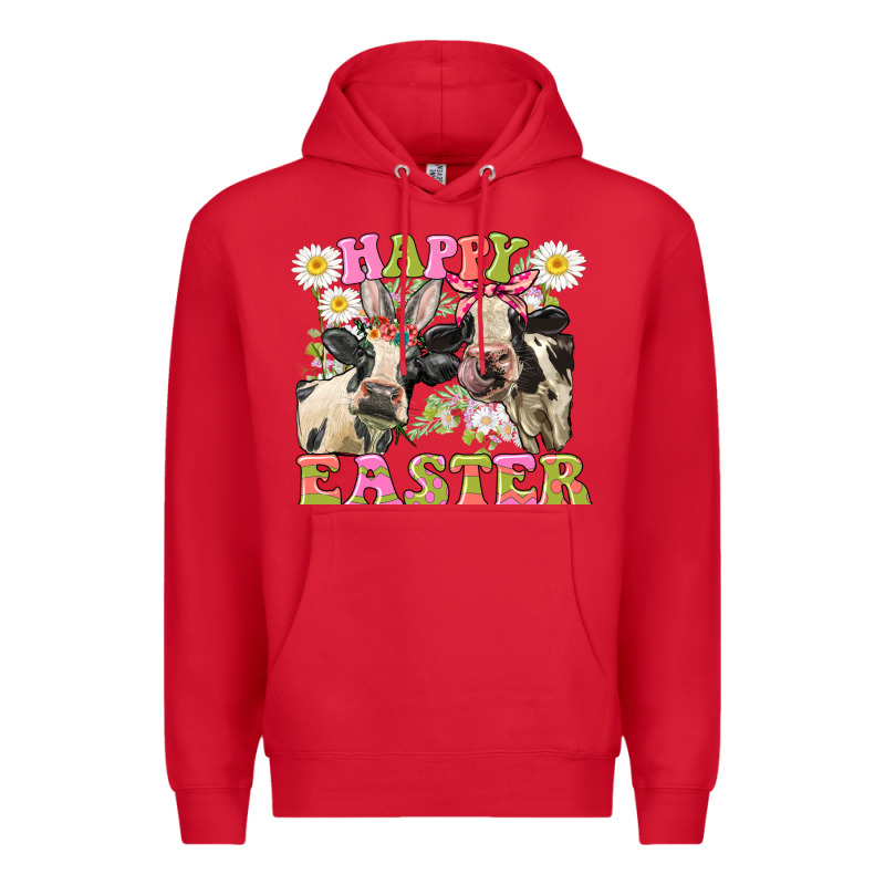 Happy Easter Heifers Easter Day Premium Hoodie by CowGirlArtShop | Teevron