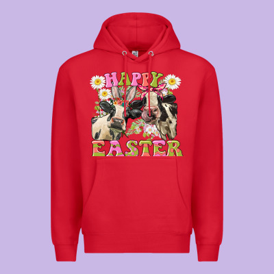 Happy Easter Heifers Easter Day Premium Hoodie Designed By Cowgirlartshop