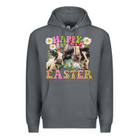 Rock Happy Easter Heifers Easter Day Premium Hoodie - CowGirlArtShop