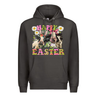 Smoke Happy Easter Heifers Easter Day Premium Hoodie - CowGirlArtShop