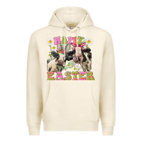 Tofu Happy Easter Heifers Easter Day Premium Hoodie - CowGirlArtShop