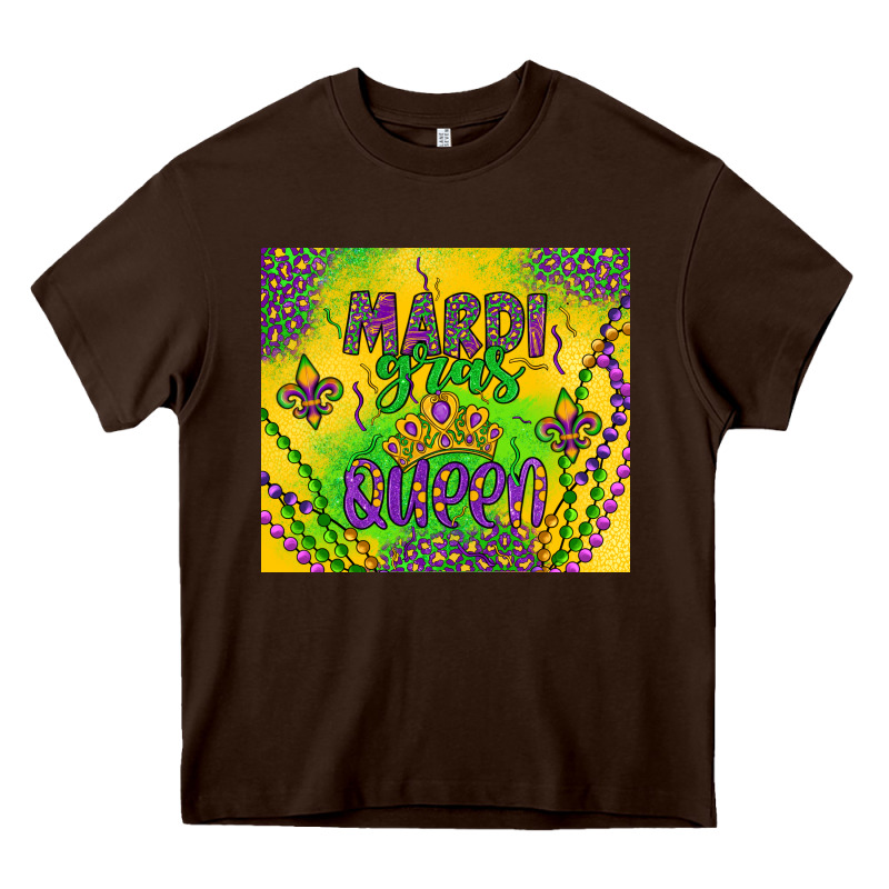 Mardi Gras Queen Heavy Core Tee by Artiststas | Teevron