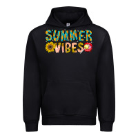 Black Summer Vibes Urban Hoodie - CowhideDigitalArt