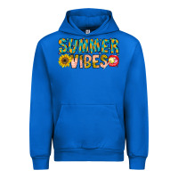 Cobalt Summer Vibes Urban Hoodie - CowhideDigitalArt