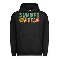 Pigment Black Summer Vibes Urban Hoodie - CowhideDigitalArt