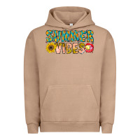 Pigment Burro Summer Vibes Urban Hoodie - CowhideDigitalArt