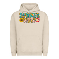 Pigment French Oak Summer Vibes Urban Hoodie - CowhideDigitalArt