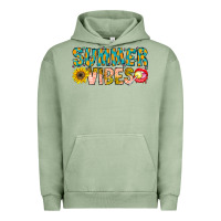 Pigment Oil Green Summer Vibes Urban Hoodie - CowhideDigitalArt