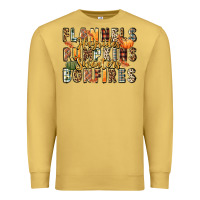 Antique Gold flannels hayrides pumpkins  bonfires Premium Sweatshirt - FaDigitalArtStudio