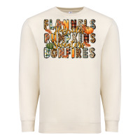 Sandshell flannels hayrides pumpkins  bonfires Premium Sweatshirt - FaDigitalArtStudio