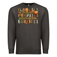 Smoke flannels hayrides pumpkins  bonfires Premium Sweatshirt - FaDigitalArtStudio