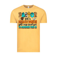 Vintage Mustard Pastor not a miracle worker Vintage Tee - MaliasSmallBusiness