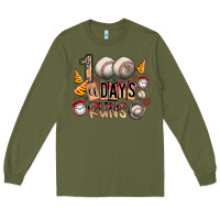 Army Green 100 of days runs Long Sleeve Tee - SublimationCraftShop