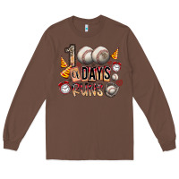 Chestnut 100 of days runs Long Sleeve Tee - SublimationCraftShop