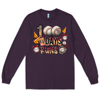 Plum 100 of days runs Long Sleeve Tee - SublimationCraftShop