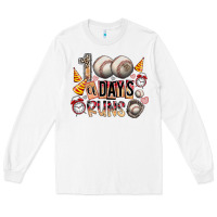 White 100 of days runs Long Sleeve Tee - SublimationCraftShop