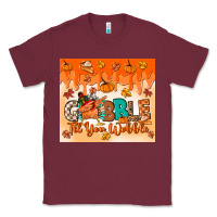 Burgundy gobble til you wobble tumbler Classic Tee - MaliasSmallBusiness