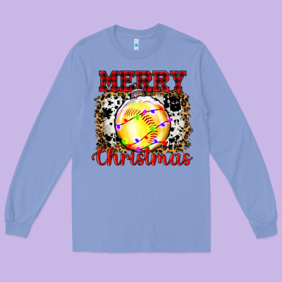 Ornament Merry Christmas Long Sleeve Tee Designed By Ranaportraitstore