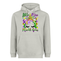 Moon Dust little miss mardi gras unicorn  olivia Heavyweight Hoodie - OliviaCreatesArt
