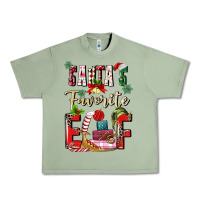 Oil Green santas favorite elf Urban Heavy Tee - MaliasSmallBusiness