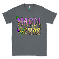 Charcoal Heather mardi gras Classic Tee - SublimationCraftShop
