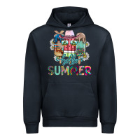 Navy Hello Summer Urban Hoodie - CowhideDigitalArt