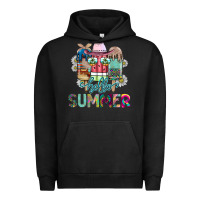 Pigment Black Hello Summer Urban Hoodie - CowhideDigitalArt