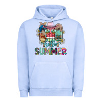 Pigment Grape Ice Hello Summer Urban Hoodie - CowhideDigitalArt