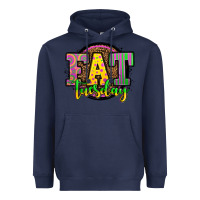Navy mardi gras fat tuesday Heavyweight Hoodie - OliviaCreatesArt