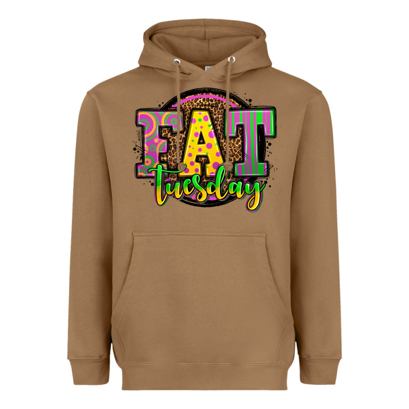 Mardi Gras Fat Tuesday Heavyweight Hoodie by OliviaCreatesArt | Teevron
