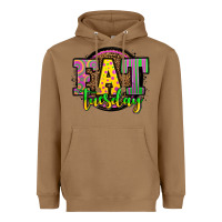 Toasted Coconut mardi gras fat tuesday Heavyweight Hoodie - OliviaCreatesArt