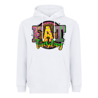 White mardi gras fat tuesday Heavyweight Hoodie - OliviaCreatesArt