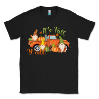 Black It's Fall Y'all Gnome Classic Tee - MaliasSmallBusiness