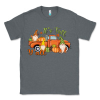 Charcoal Heather It's Fall Y'all Gnome Classic Tee - MaliasSmallBusiness