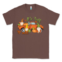 Chestnut It's Fall Y'all Gnome Classic Tee - MaliasSmallBusiness