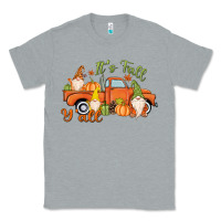 Heather Grey It's Fall Y'all Gnome Classic Tee - MaliasSmallBusiness