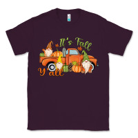 Plum It's Fall Y'all Gnome Classic Tee - MaliasSmallBusiness