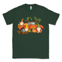 Sports Green It's Fall Y'all Gnome Classic Tee - MaliasSmallBusiness
