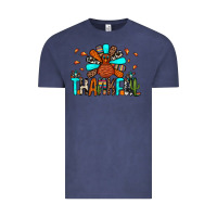 Vintage Denim thankful turkey Vintage Tee - JahusDesignShop