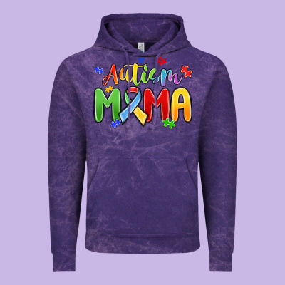 Autism Mama Vintage Hoodie Designed By Maliassmallbusiness