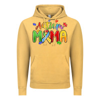 Vintage Mustard autism mama Vintage Hoodie - MaliasSmallBusiness
