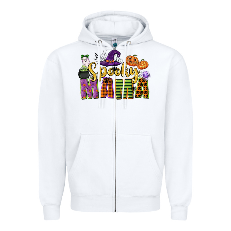 Spooky Mama Zipper Hoodie by CowGirlArtShop | Teevron