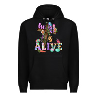 Black He is alive Easter Day Premium Hoodie - CowGirlArtShop