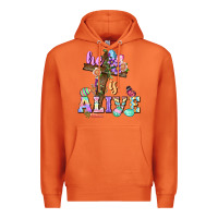 Carrot He is alive Easter Day Premium Hoodie - CowGirlArtShop