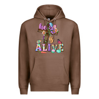 Chestnut He is alive Easter Day Premium Hoodie - CowGirlArtShop