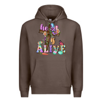 Coffee He is alive Easter Day Premium Hoodie - CowGirlArtShop