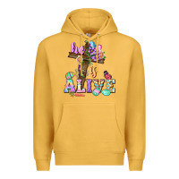 Mustard He is alive Easter Day Premium Hoodie - CowGirlArtShop